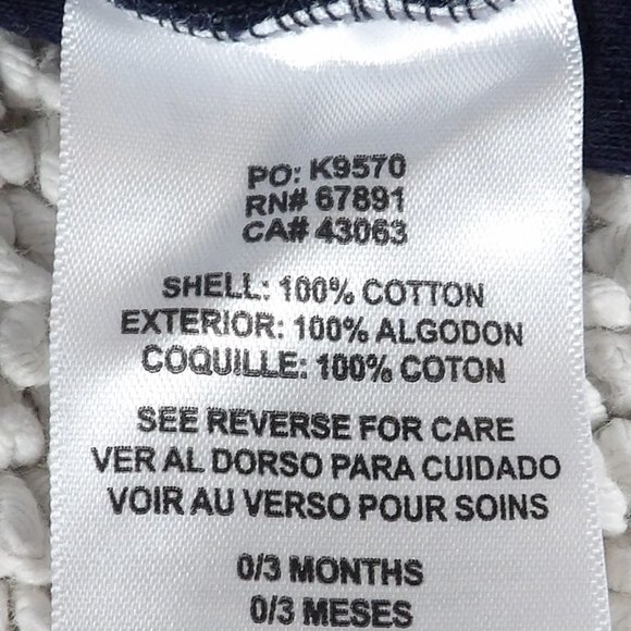 Lot of Two Angels Team Blue/ Red Onesies Size 0/3M - Picture 5 of 13